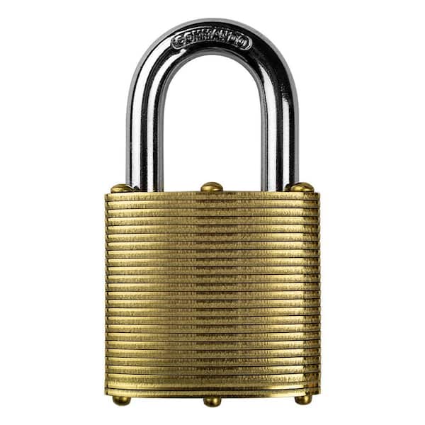 Padlock with Key - 2 Large Heavy Duty Pad Lock 5 Matching Keys - Weatherproof Rust Resistant Steel Brass Keyed Alike Padlocks, Gate Locks for