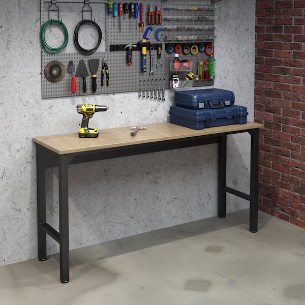 Manhattan Comfort Fortress 72.4 in. W x 20.5 in. D Gray Garage