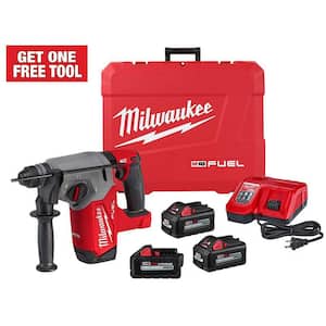 M18 FUEL 18-Volt Lithium-Ion Brushless 1 in. Cordless SDS-Plus Rotary Hammer Kit w/6.0 Ah Battery