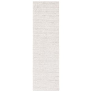 Abstract Ivory/Beige 2 ft. x 10 ft. Speckled Runner Rug