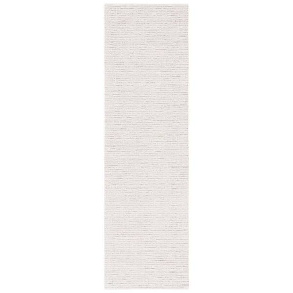 Abstract Ivory/Beige 2 ft. x 8 ft. Speckled Runner Rug