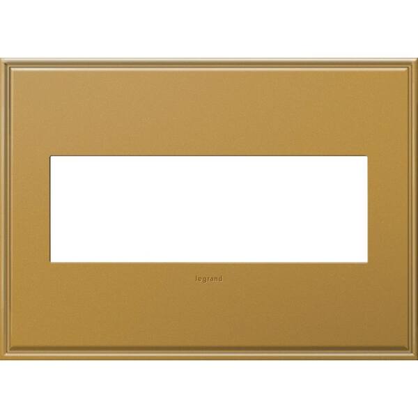 Legrand adorne 3 Gang Decorator/Rocker Wall Plate, Antique Bronze (1-Pack)
