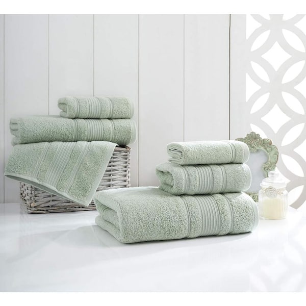 Aoibox 4-Piece Set Premium Quality Bath Towels for Bathroom, Quick Dry Soft  and Absorbent 100% Cotton, Grey SNPH002IN356 - The Home Depot