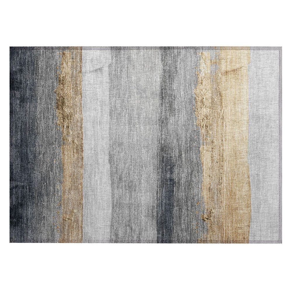 Chantille Machine Washable Indoor/Outdoor Abstract ACN1883 Gold 2 ft. x 3 ft. Accent Rug price history on PriceWatchPro