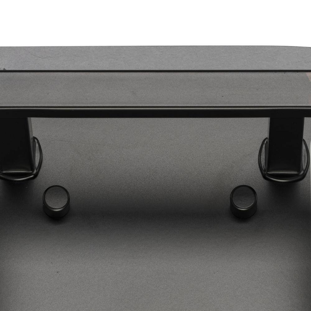 Estrada Matte Black 4-Light Vanity with Opal Glass Shades