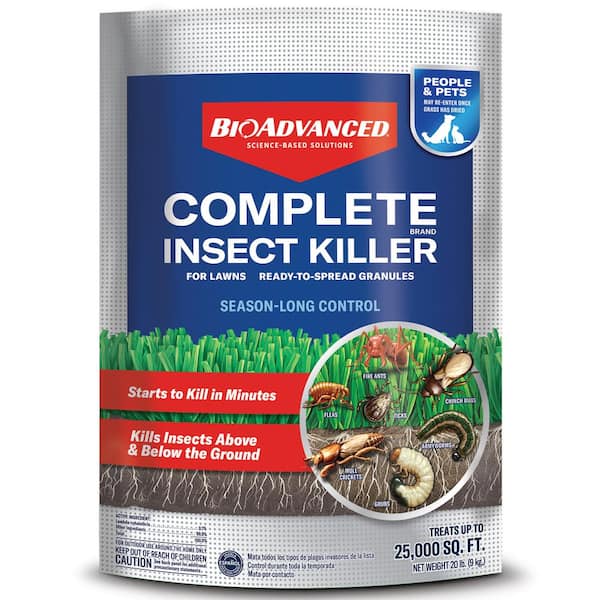BIOADVANCED 20 lbs. Ready-to-Spread, Complete Insect Killer, Granules (2-Pack)