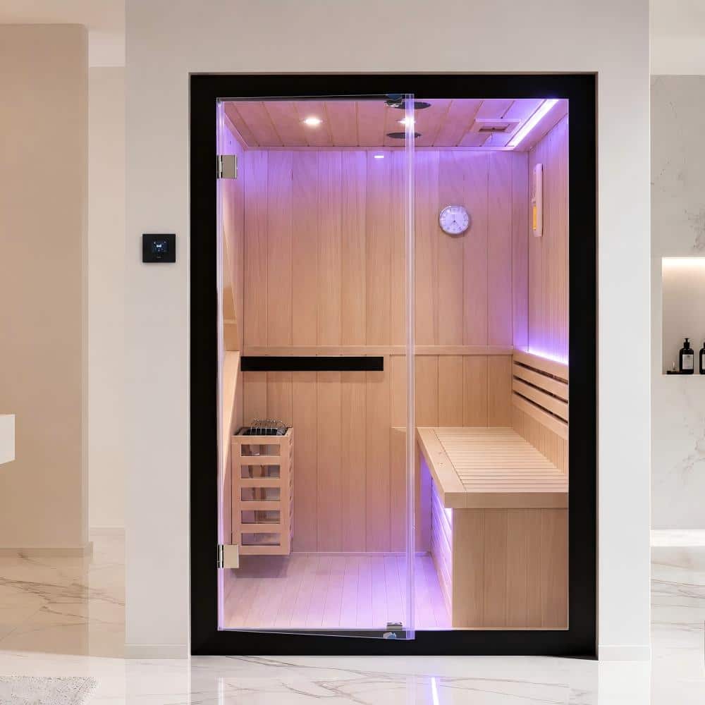 2-Person Indoor African Pine Wet/Dry Sauna with Electric Sauna Heater price history on PriceWatchPro