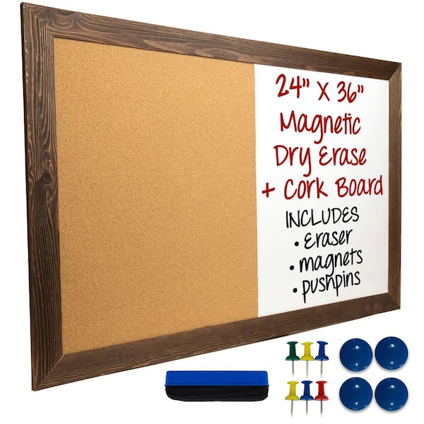 Chalkboard Calendar Corkboard Combo, 24 x 18 Chalkboard
