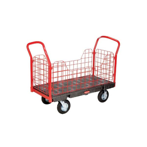 Rubbermaid Commercial Products 1200 lb. Capacity 24 in. x 48 in. Side-Panel Platform Truck