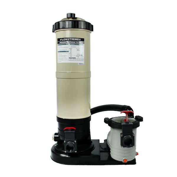 Hydro 120 sq. ft. Cartridge Pool Filter System with 1.5 HP Pump for Above Ground Pools