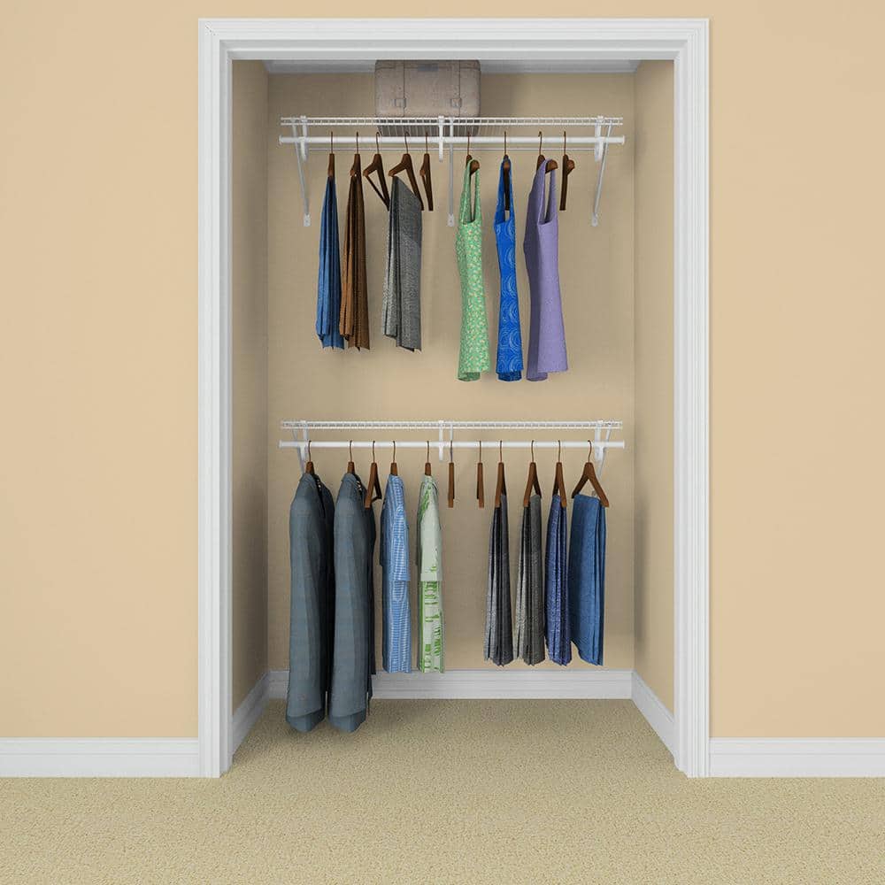 Rubbermaid 36 in. 4-Shelf Linen Closet Kit