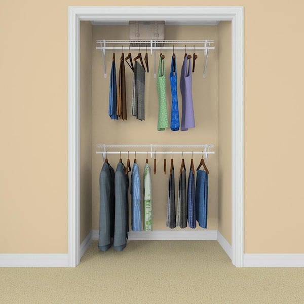 Recycled Double Bar Hanging Closet Organizer