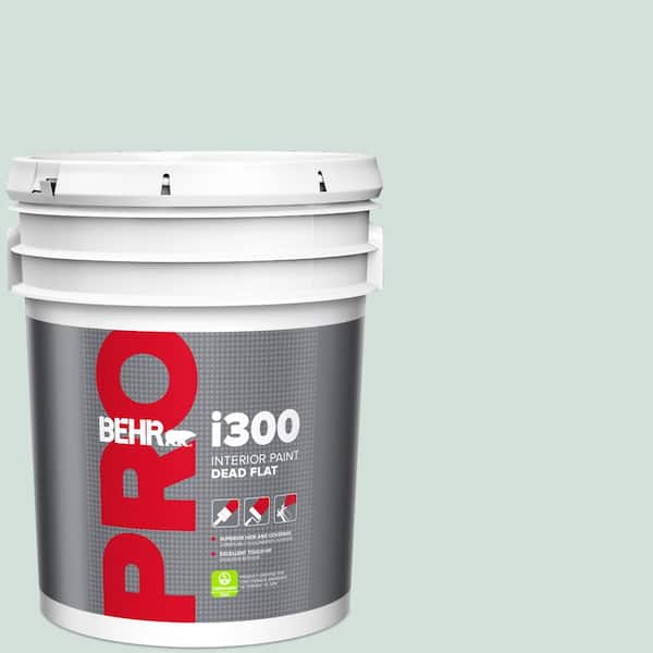 BEHR PRO 5 Gal. #S430-1A Reflecting Moment Dead Flat Interior Paint