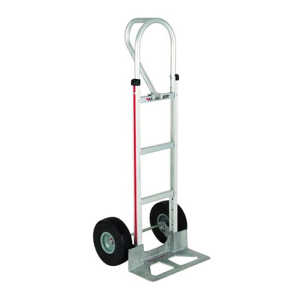 14 x 7-1/2 Aluminum Diecast Nose Plate Magliner HMK25AAAB Aluminum Hand Truck Vertical Loop Handle 500 lb Capacity Straight Frame with Vertical Strap