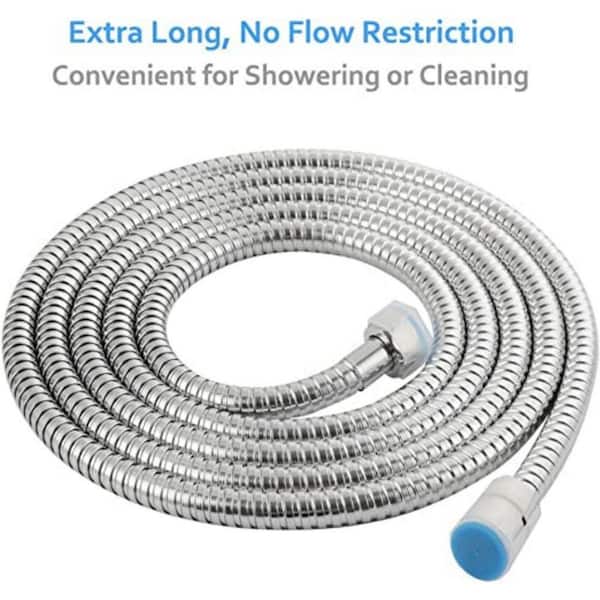 Dyiom All Metal Shower Hose, Shower Head Holder for Handheld Shower Head,  Stainless Steel Extra Long Shower Hose Replacement B09TKJBPDP - The Home  Depot