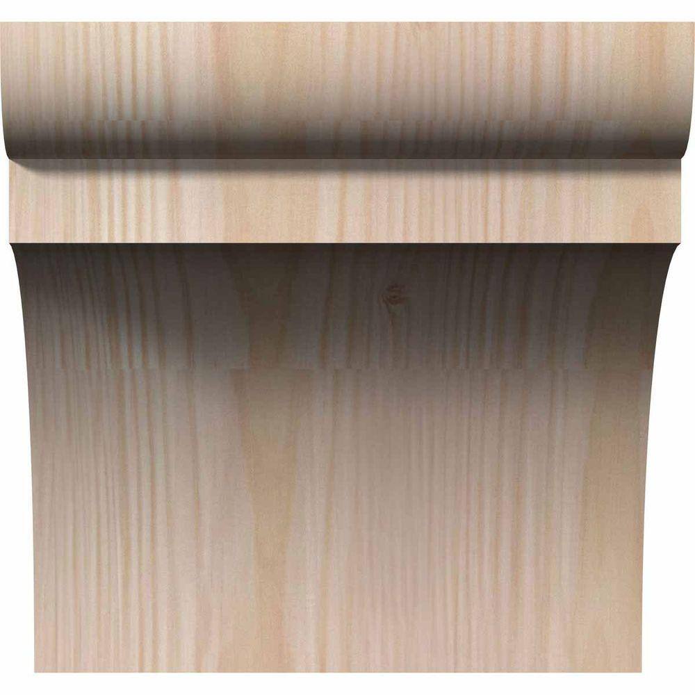 6" Natural Douglas Fir Rough Sawn Corbel