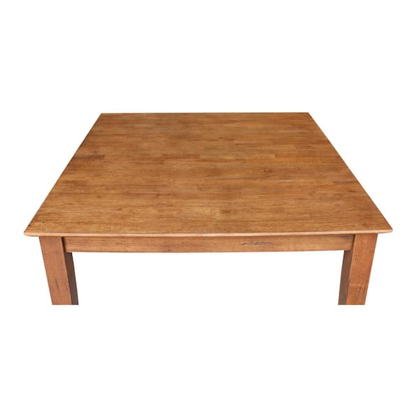 International Concepts Solid Wood Distressed Oak Top Table, Dining