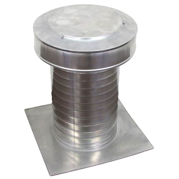 Active Ventilation 8 in. Dia Keepa Vent an Aluminum Roof Vent for Flat Roofs