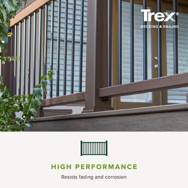 Trex Signature 6-ft x 36-in Bronze Aluminum Deck Rail Kit