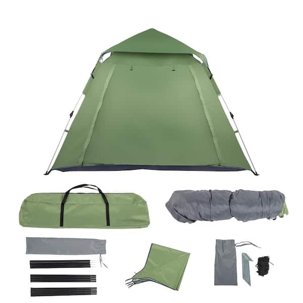 Karl home 4-Person Pop-up Camping Tent with Carry Bag