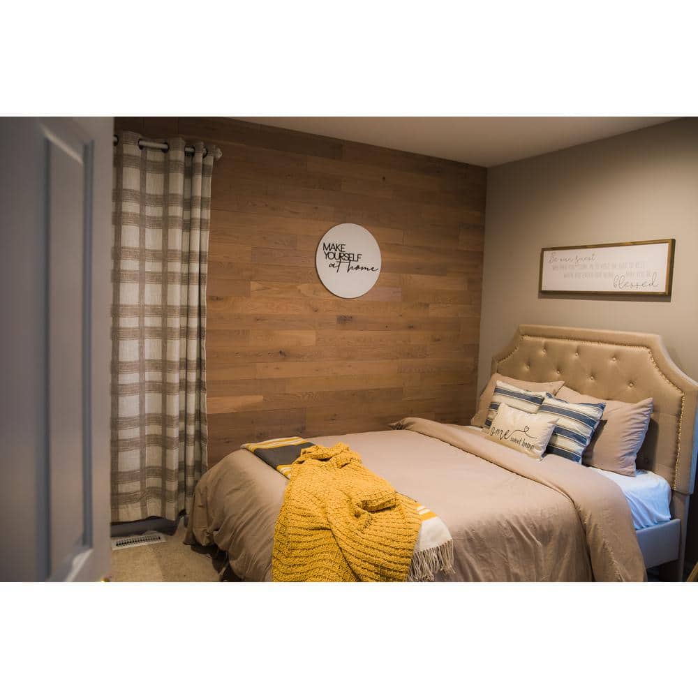Blush Stone Oak Peel and Stick Wall Planks