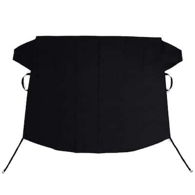 190X107cm 600D Car Thickened Black Rubber Oxford Cloth Windshield
