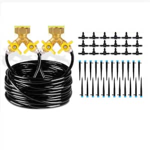 100 ft. Drip Irrigation Kit Plant Watering System, Automatic Irrigation Equipment Set for Garden