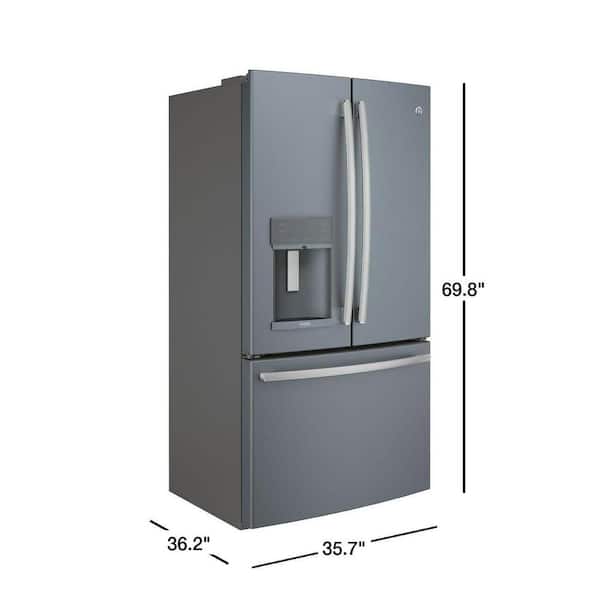 DFE28JSKSSSD by GE Appliances - GE Profile™ Series ENERGY STAR® 27.8 Cu.  Ft. French-Door Refrigerator with Hands-Free AutoFill