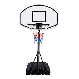 3.1 ft. to 4.7 ft. H Adjustment Portable Poolside Basketball Hoop Goal 35 in. Backboard, with Easy Rolling Wheels