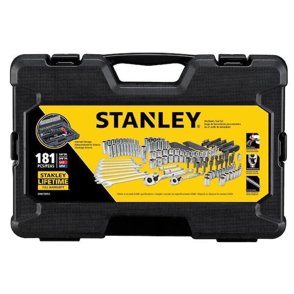 Stanley Mechanics Tool Set (201-Piece) STMT75402W - The Home Depot