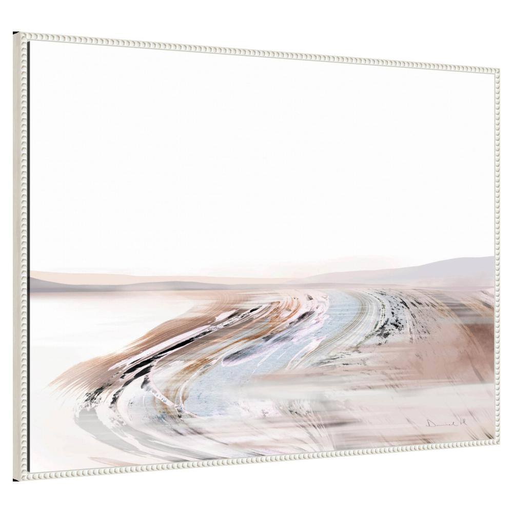 42" x 32" Beaded Perimeter Abstract Canvas Wall Art
