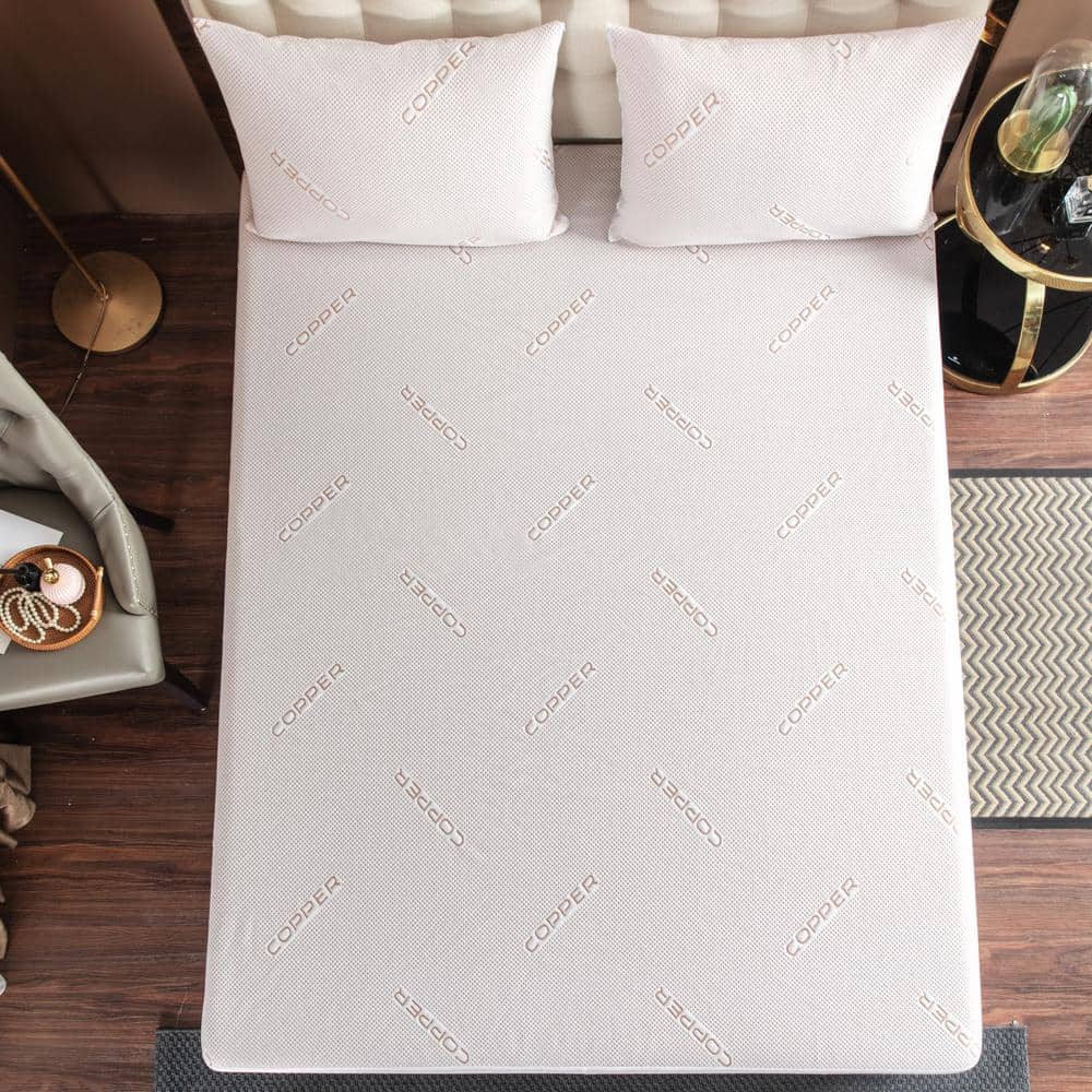 Copper Infused Full Waterproof Mattress Pad price history on PriceWatchPro