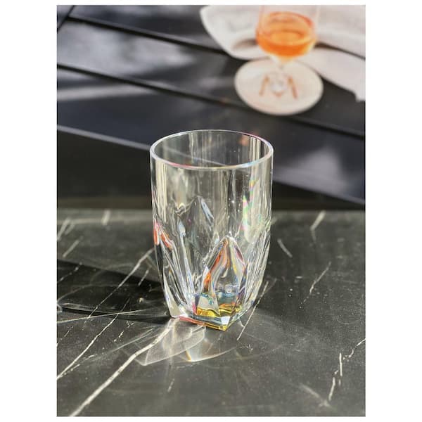 Pasabahce Premium Stemmed Martini Glasses Set of 4, Crystal Design
