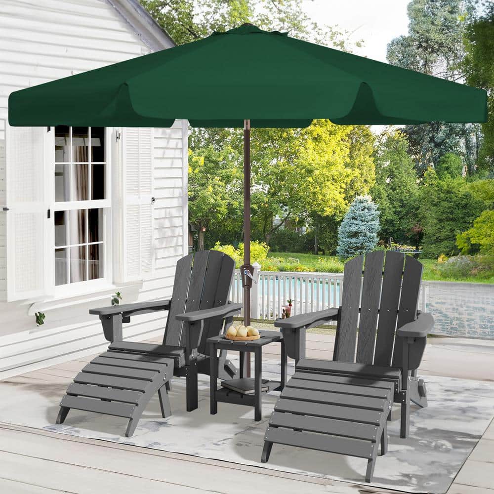 10 ft. Steel Market Crank and Tilt Outdoor Patio Umbrella in Dark Green price history on PriceWatchPro