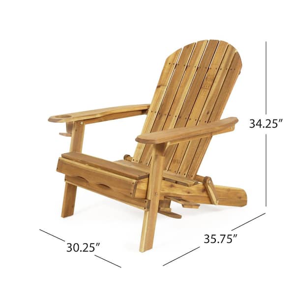 CHRISTOPHER KNIGHT HOME Lissette Teak Finish Foldable Wood