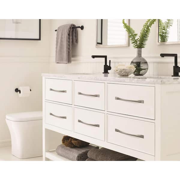 Uprise 8-13/16 in. (224mm) Modern Satin Nickel Arch Cabinet Pull
