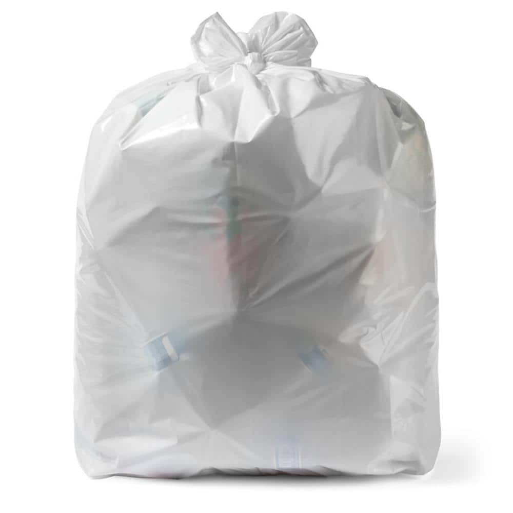 OdorShield Quick-Tie Small Trash Bags, 4 gal, 0.5 mil, 8 x 18