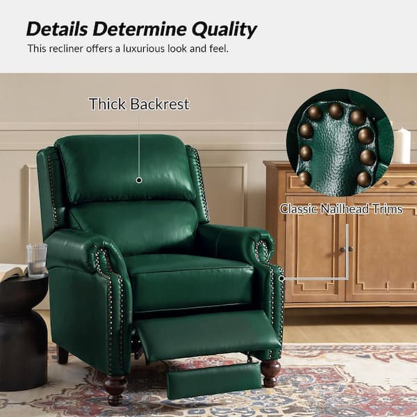 【Se】green label relaxing ジレ JAYDEN CREATION Elisabete Mid-century Modern Retro Green Nail Head