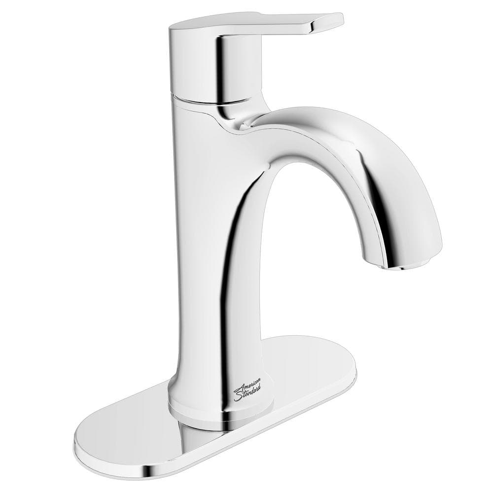 American Standard Corsham SingleHandle SingleHole Bathroom Faucet in Polished Chrome 7428101.