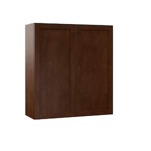 Designer Series Soleste Assembled 33x36x12 in. Wall Kitchen Cabinet in Spice