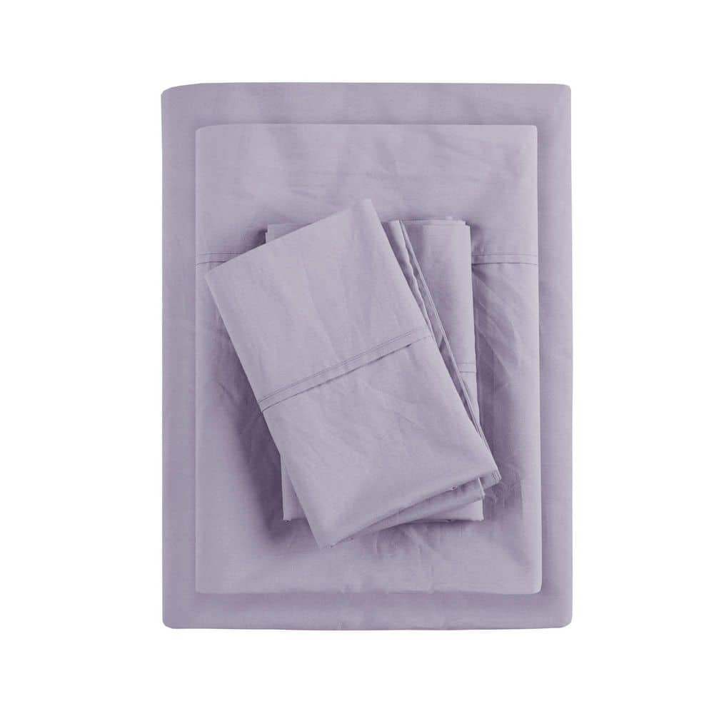 Luxurious Ivory Percale Cotton California King Sheet Set