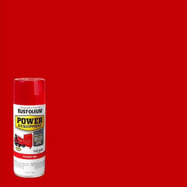 Rust-Oleum 12 oz. Power and Equipment Toolbox Red Enamel Spray Paint (6-Pack)