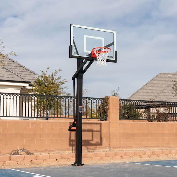 Lifetime Adjustable In-Ground Basketball Hoop (54-Inch Polycarbonate)