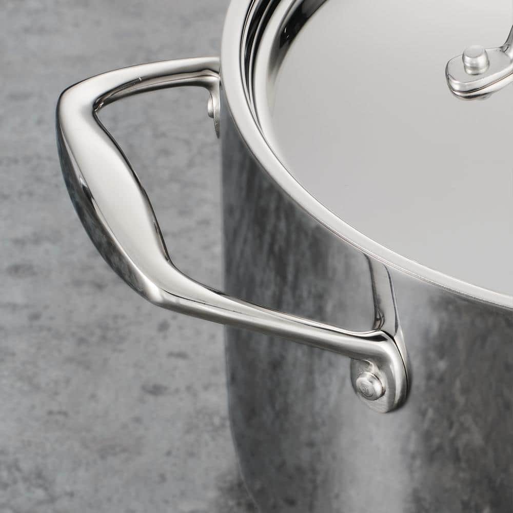 Tramontina 4-Quart Stainless Steel Tri-Ply Sauce Pan with Lid