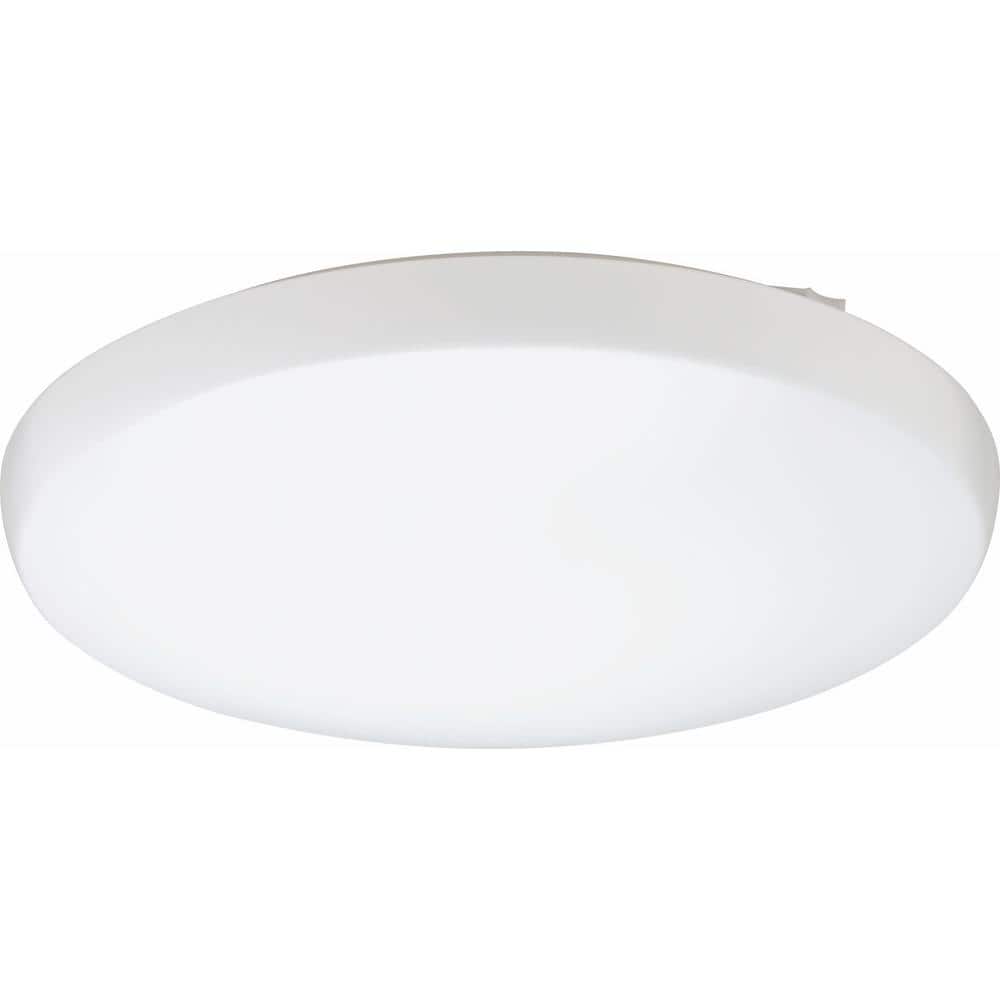 Lithonia 20-Inch White LED Flush Mount Light Fixture