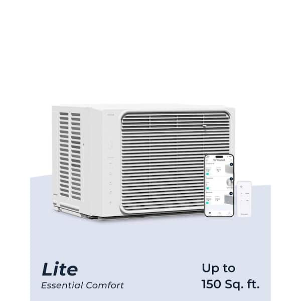 Lite Series 5,000 BTU 115-Volts Quiet Smart Window Air Conditioner, Wi-Fi/Remote, Easy Install, up to 150 Sq. Ft.