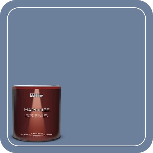 BEHR MARQUEE 1 Qt. #MQ5-52 Lead Cast One-Coat Hide Matte Interior Paint & Primer