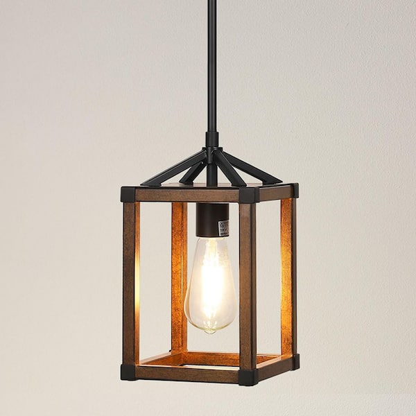 Edison 60-Watt 1-Light Brushed Nickel Shaded Pendant Light with etched Metal Shade, No Bulbs Included