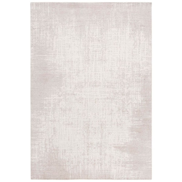 Mirage 6 ft. x 9 ft. Ivory/Beige Distressed Striped Area Rug