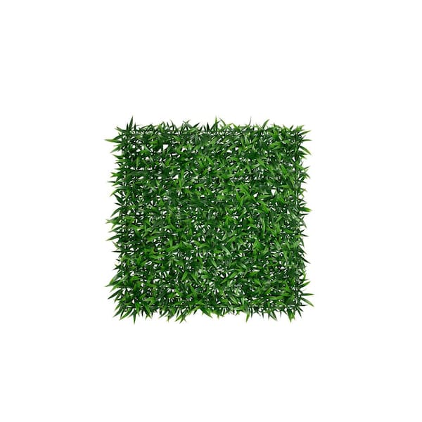 20 in. x 20 in. Sun Grass Artificial Hedge Greenery Panels (6-Piece)